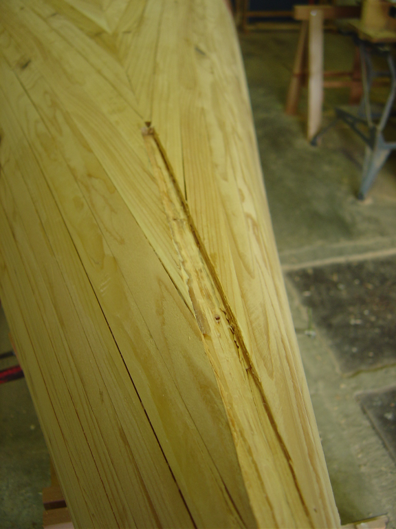 mortise cut out